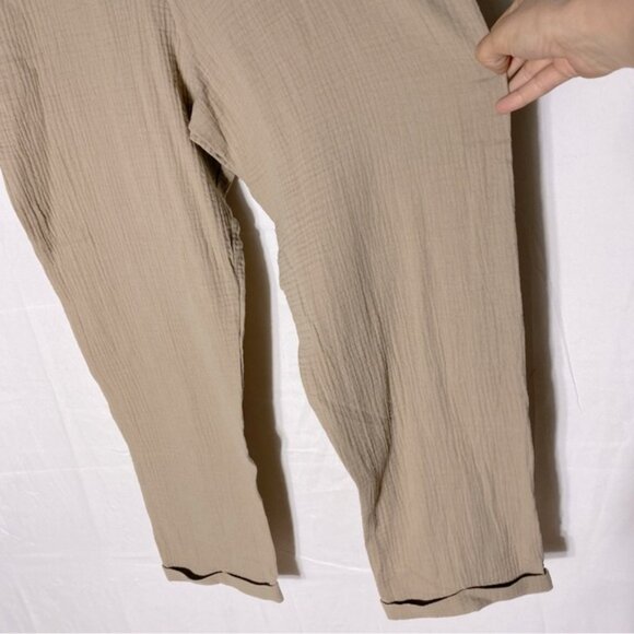 Smash + Tess for The Jilly Box Beige Organic Cotton Romper Jumpsuit S NWT - Picture 13 of 16